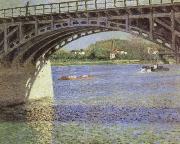 Gustave Caillebotte The Bridge at Argenteuil and the Seine china oil painting artist